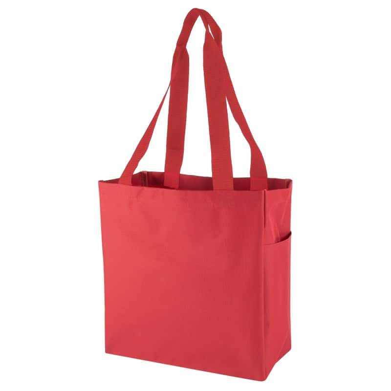 red Polyester bag 