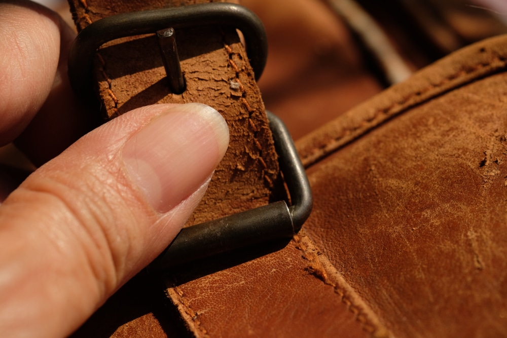 Old Leather Bag Repair