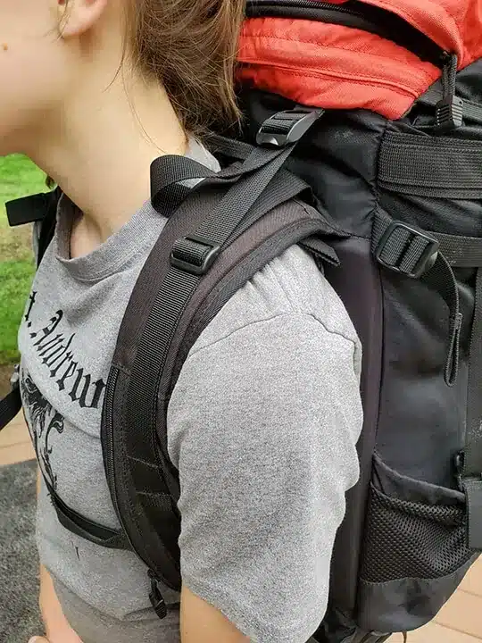 backpack shoulder straps