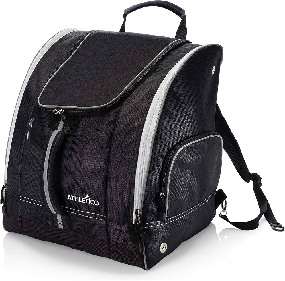 black colored athletico ski boot bag