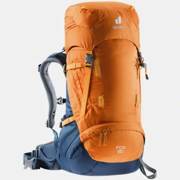 Deuter Fox L in orange color isolated on a white background